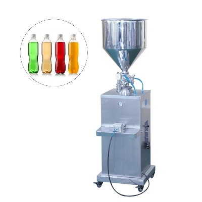 دستگاه پرکن مایعات رقیق و غلیظ پنوماتیک عمودی 100-1000 میلی لیتر مدل F31